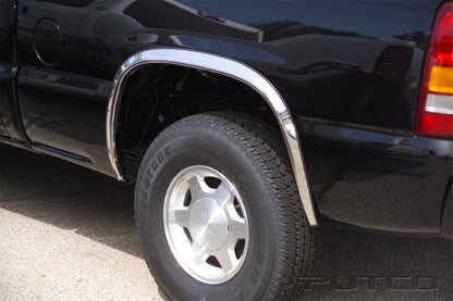 1.5in. WStainless Steel Fender Trim 99-07 Chevy Silverado, GMC Sierra 1500 2500 3500 HD