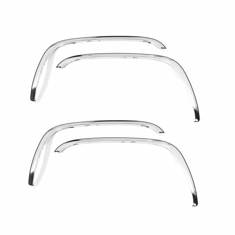 Full Stainless Steel Fender Trim 07-14 Chevy Suburban GMC Yukon