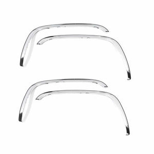 Full Stainless Steel Fender Trim 07-14 Chevy Suburban GMC Yukon
