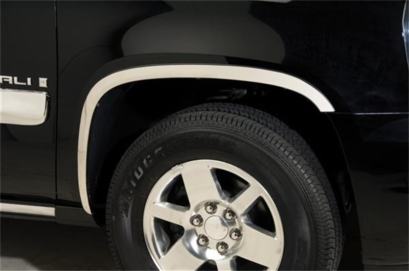 Full Stainless Steel Fender Trim 07-13 Chevy Avalanche
