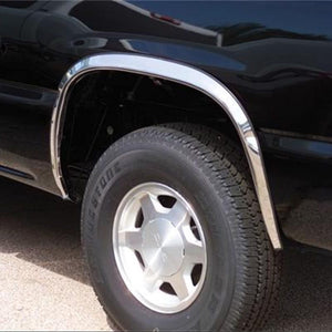Full Stainless Steel Fender Trim 07-13 Chevy Avalanche