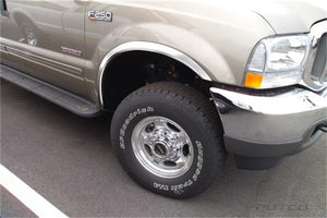 Full Stainless Steel Fender Trim 99-07 Ford F-250 F-350
