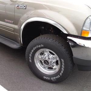 Full Stainless Steel Fender Trim 99-07 Ford F-250 F-350