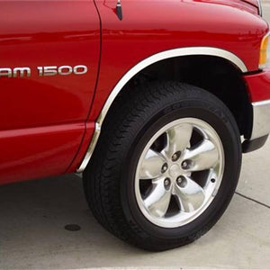 Stainless Steel Fender Trim 02-09 Dodge Ram 1500 2500 3500