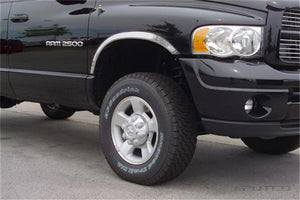 Half Stainless Steel Fender Trim 03-09 Dodge Ram 1500 2500 3500