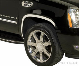 Full Stainless Steel Fender Trim 07-14 Cadillac Escalade ESV