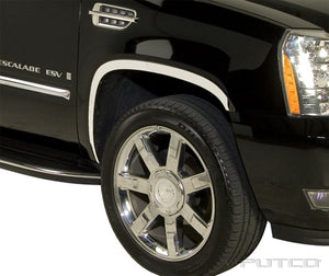 SS Fender Trim 07-14 Cadillac Escalade ESV Stainless Steel
