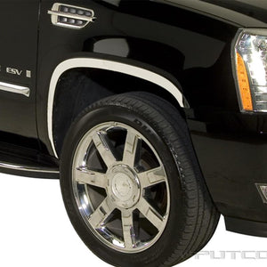 SS Fender Trim 07-14 Cadillac Escalade ESV Stainless Steel