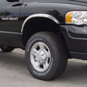 Stainless Steel Fender Trim 10-19 Dodge Ram 1500 2500 3500