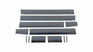 6in Wide 12pcs Black Platinum Rocker Panels 07-13 GMC Sierra 1500