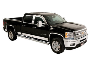 10pcs Stainless Steel Rocker Panels 5.5in 07-13 Chevy Avalanche