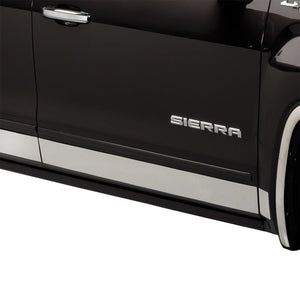 10pcs Stainless Steel Rocker Panels 14-18 GMC Sierra 1500