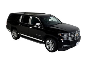 10pcs Stainless Steel Rocker Panels 15-20 Chevy Suburban GMC Yukon XL Cadillac Escalade ESV