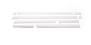 10pcs Stainless Steel Rocker Panels 15-20 Ford F-150