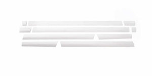 10pcs Stainless Steel Rocker Panels 15-20 Ford F-150