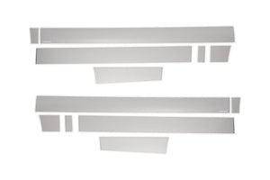 12pcs Stainless Steel Rocker Panels 15-20 Ford F-150