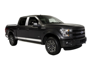 12pcs SS Rocker Panels 15-20 Ford F-150 Custom Fit