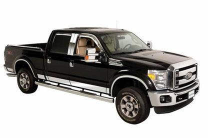 12pcs 6.25in Wide SS Rocker Panels 11-46 Ford F-250 F-350