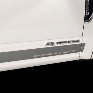 12pcs 4.25in Wide SS Rocker Panels 17-22 Ford F-250 F-350 Super Duty