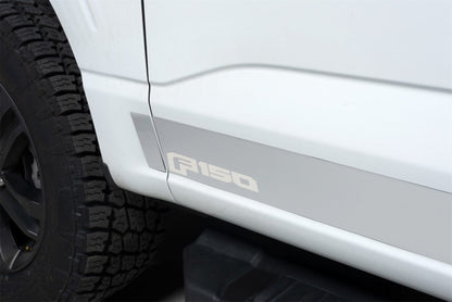 10pcs 4.25in Wide SS Rocker Panels 21-24 Ford F-150