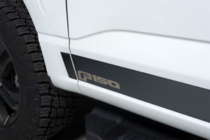12pcs 4.25in Wide SS Rocker Panels 21-24 Ford F-150