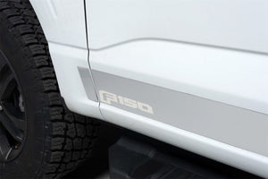 12pcs 4.25in Wide SS Rocker Panels 21-24 Ford F-150