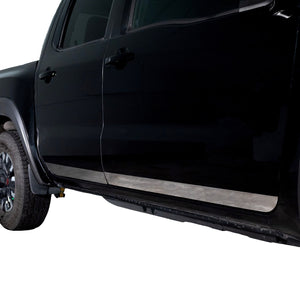 4 Pcs 3in Tall Stainless Steel Rocker Panels 22-24 Nissan Frontier
