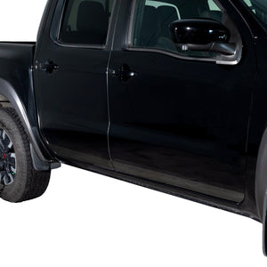 4 Pcs 3in Tall Black Platinum Rocker Panels 22-24 Nissan Frontier