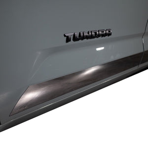 5 Pcs 4.5in Tall Stainless Steel Rocker Panels 22-24 Toyota Tundra
