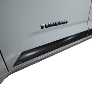5 Pcs 4.5in T Black Platinum Rocker Panels 22-24 Toyota Tundra