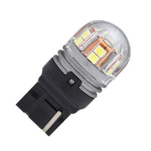 Pair LumaCore 7440 Amber Universal LED Replacement Bulbs