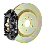 Brembo REAR GT Big Brake BBK 4piston Black 365x28 Slot Disc Camaro V6 10-14