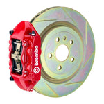 Brembo REAR GT Big Brake BBK 4piston Red 365x28 Slot Disc Camaro V6 10-14