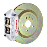 Brembo REAR GT Big Brake BBK 4piston Silver 365x28 Slot Disc Camaro V6 10-14