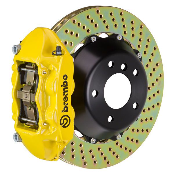 Brembo Rear GT Brake 4Pot Caliper GT-R 380x28 Slot Disc GranSport 4200GT 02-07