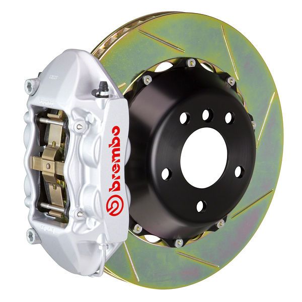 Brembo Rear GT Brake 4piston Silver 380x34 Slot Disc for Genesis Sedan 15-16 RWD