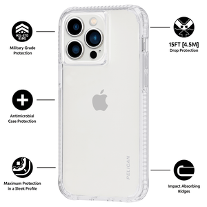 Pelican Ranger Case for iPhone 13 Pro Devices - Clear