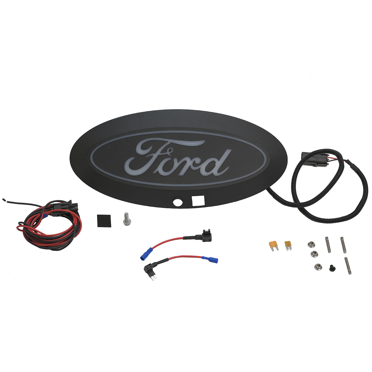 Front Luminix Ford LED Emblem w/o Camera 11-25 Ford F-250 F-350 F-450