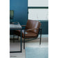 Puckman Leather Accent Chair