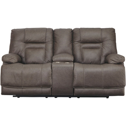 Wurstrow Power Reclining Console Loveseat - QK1028055_ASHL_PRI_OL