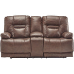 Wurstrow Power Reclining Console Loveseat - QK1028058_ASHL_PRI_OL