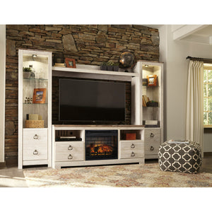 Willowton 4 Piece Fireplace Entertainment Center