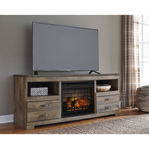 Trinell 63 Inch Infrared Fireplace TV Stand