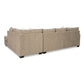 Creswell 2 Piece Left Sofa Chaise Sectional