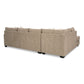 Creswell 2 Piece Right Sofa Chaise Sectional