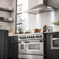ZLINE 48 in. 6.0 cu. ft. Legacy Dual Fuel Range with Gas Cooktop and 2 Electric Ovens in Stainless Steel with Brass Burners (RA-BR-48)