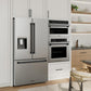 ZLINE Autograph Edition 36 in. 28.9 cu. ft. Standard-Depth French Door External Water Dispenser Refrigerator with Dual Ice Maker in Fingerprint-Resistant Stainless Steel and Matte Black Traditional Handles (RSMZ-W-36-MB)