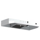 FORNO Espresso Cappa 30" 200 CFM Compact Under Cabinet Convertible Range Hood in White, FRHUC5200-30WHT
