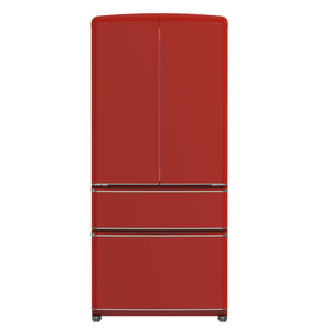 FORNO Espresso Luigi 33" 18 cu. ft. French Door Refrigerator in Red, FFFFD1791-33RED