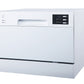 SPT - SD-2225DW: Energy Star Countertop Dishwasher with Delay Start & LED – White